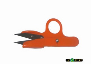 One finger scissor orange